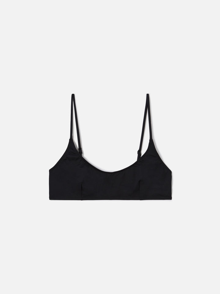 Judy Bralette-Bikinioberteil in Uni-Schwarz 