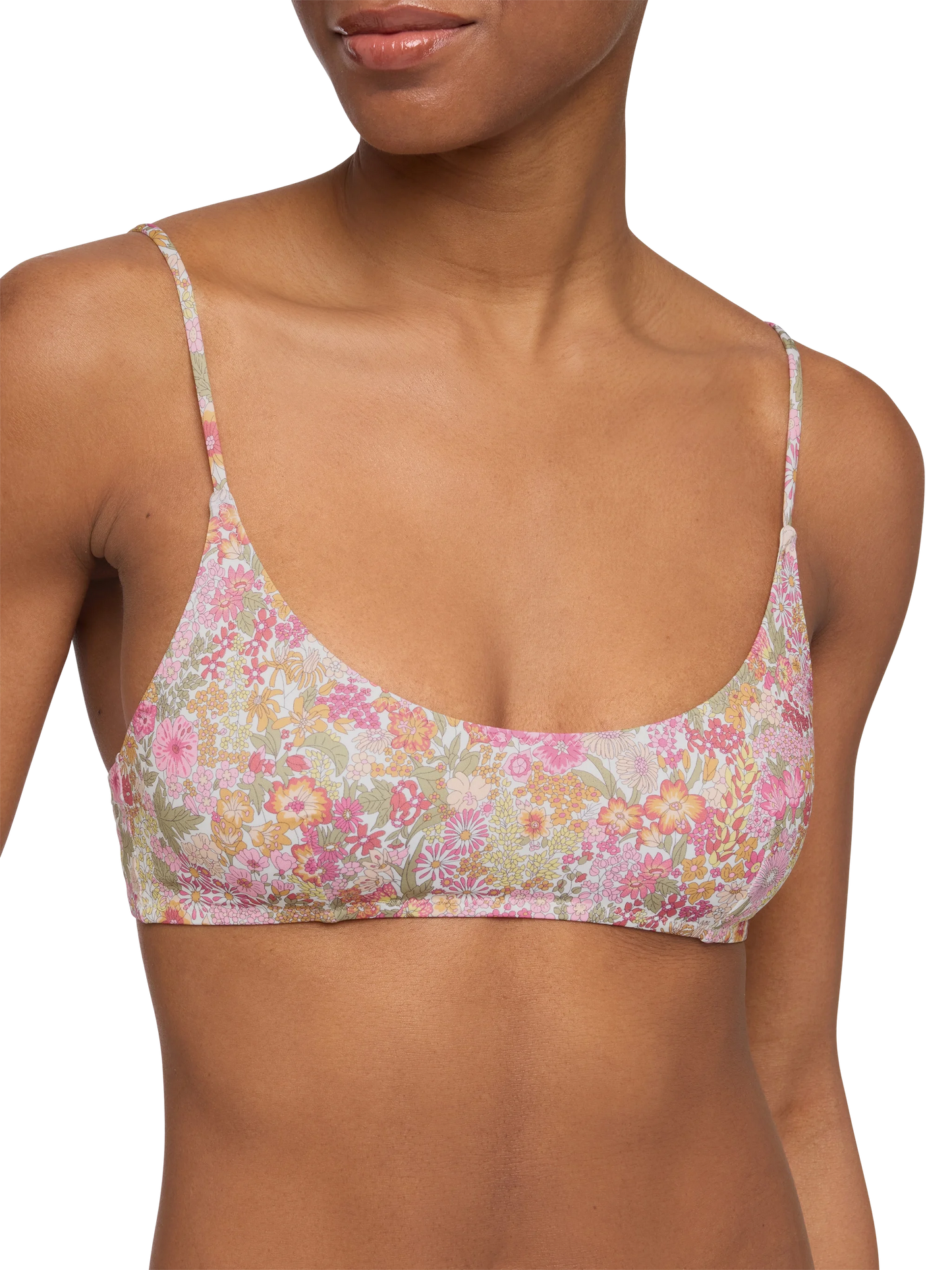 Bikini a bralette Judy Virgo con stampa floreale Margaret Annie | MADE WITH LIBERTY FABRIC