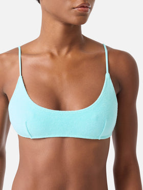 Bikini bralette Judy Virgo de rizo verde 