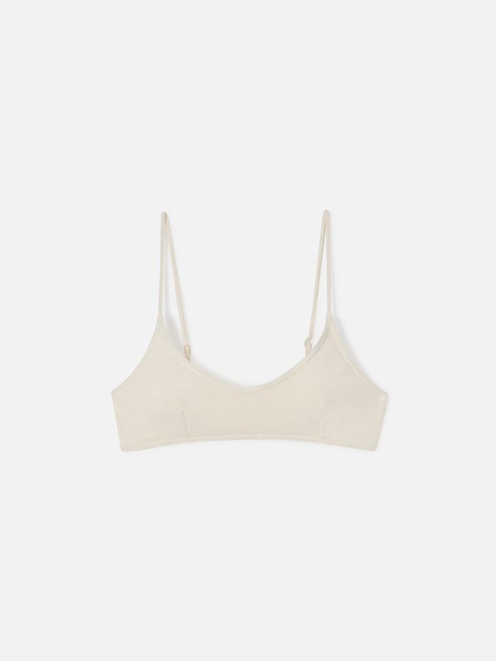 Bralette-Bikinioberteil Judy in uni Creme 