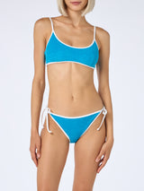 Woman terry bralette bikini Judy Virgo with piping