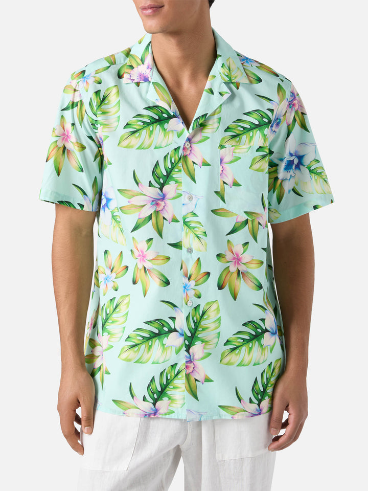 Kalea Baumwollhemd mit Blumenmuster