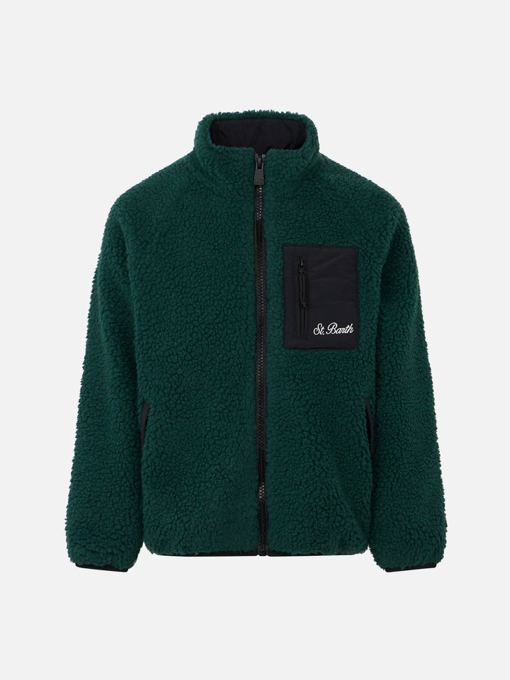 Boy sherpa jacket with Snoopy print | SNOOPY PEANUTS™ SPECIAL EDITION