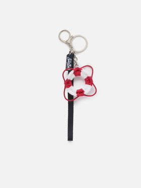 Keyring  with lifesaver crochet charm