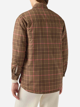 Gesteppte, wattierte, leichte Jacke Kimmy mit Hahnentritt-Muster