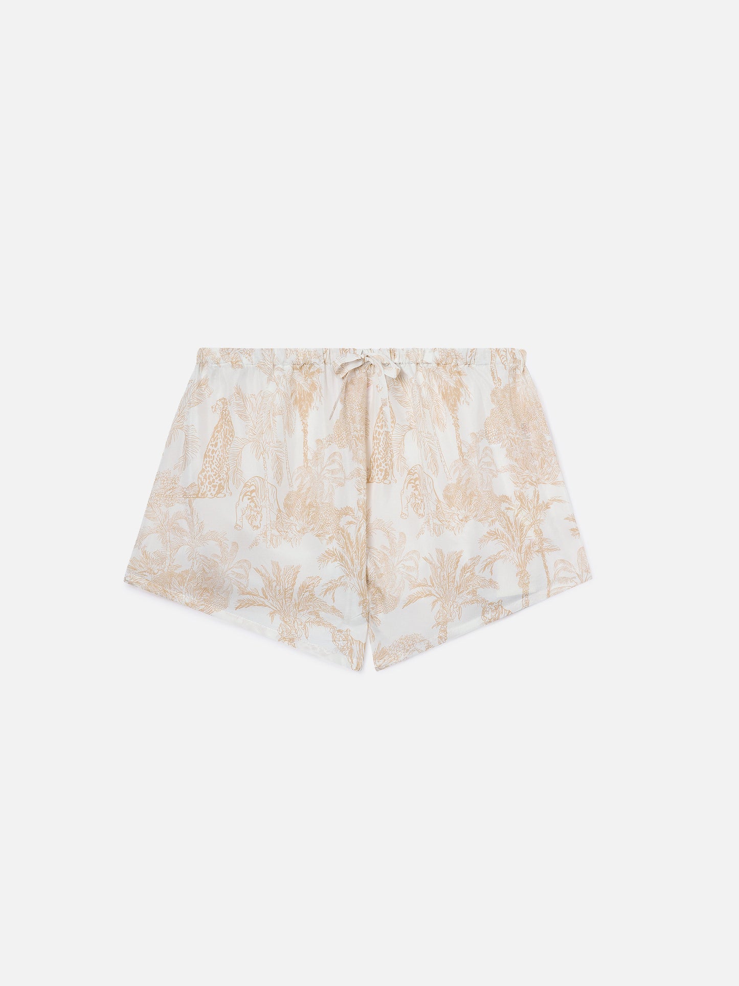 Kammy Seidenshorts mit toile de Jouy-Print 