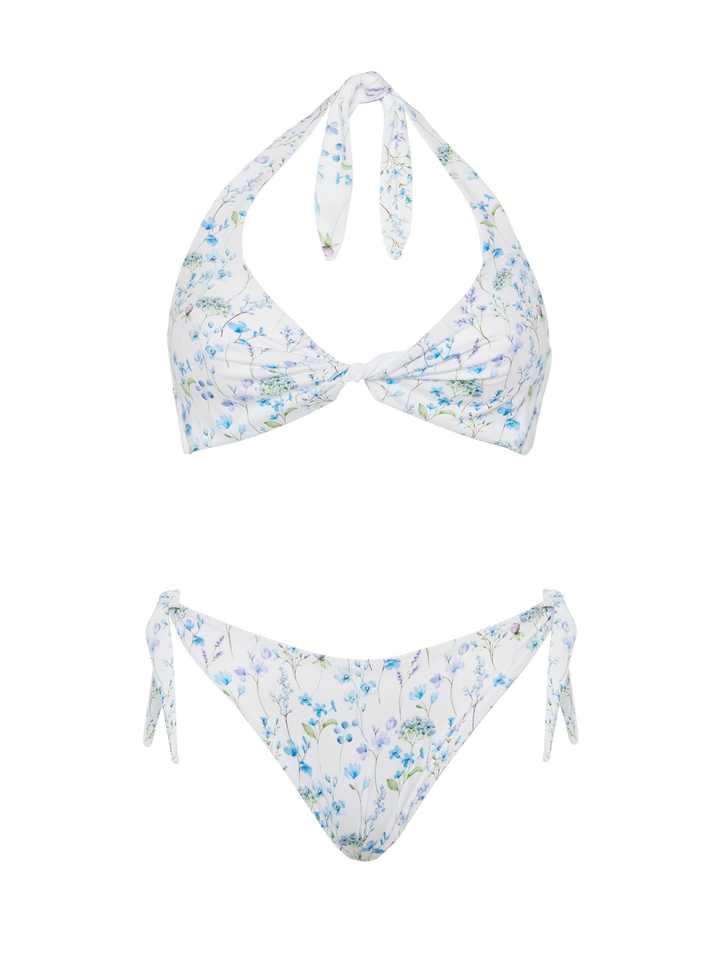 Bikini classico a triangolo Leda Yali con stampa floreale