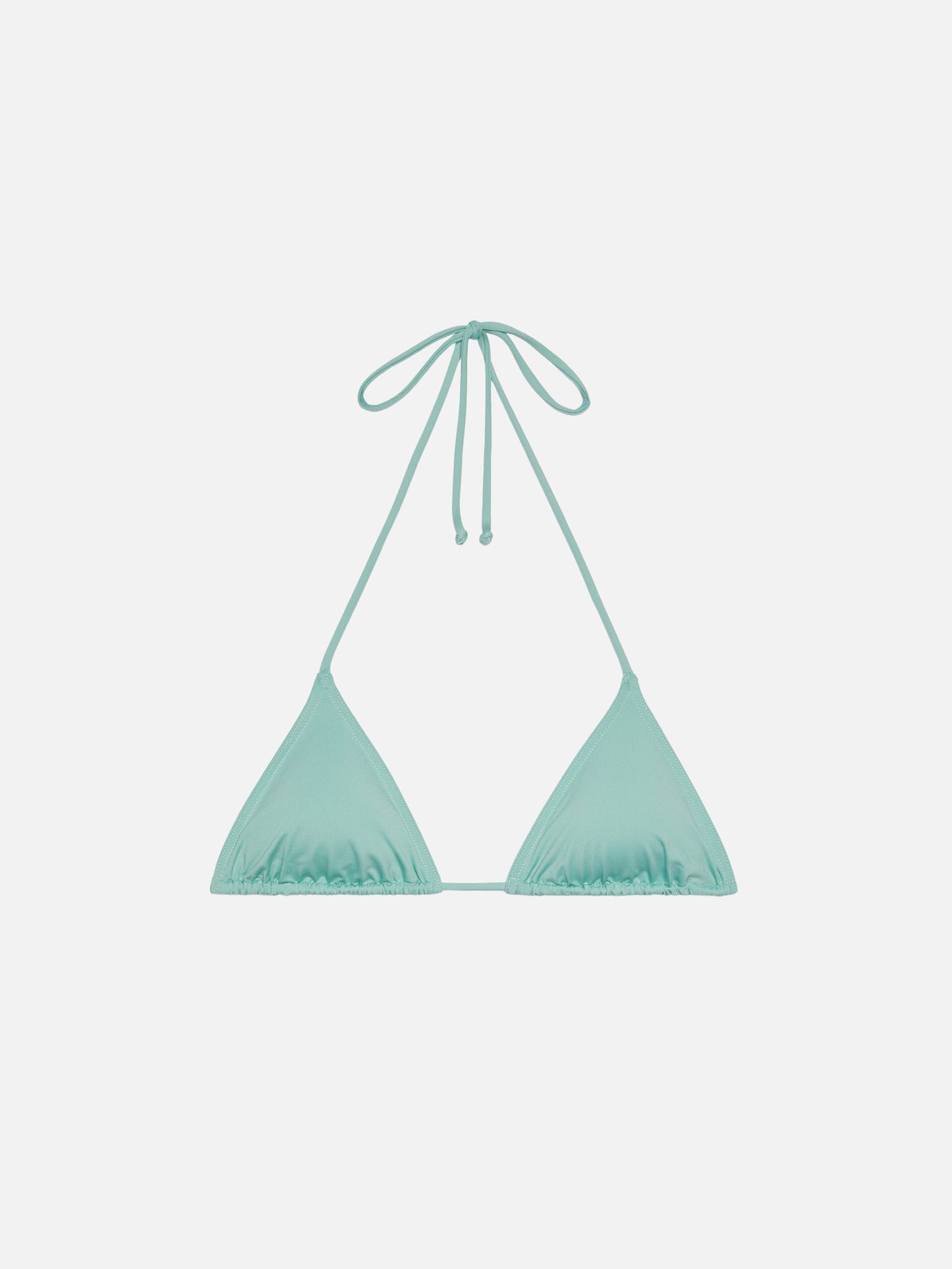 Leah sage green triangle top swimsuit