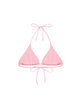 Leah pink triangle top swimsuit - MC2 Saint Barth
