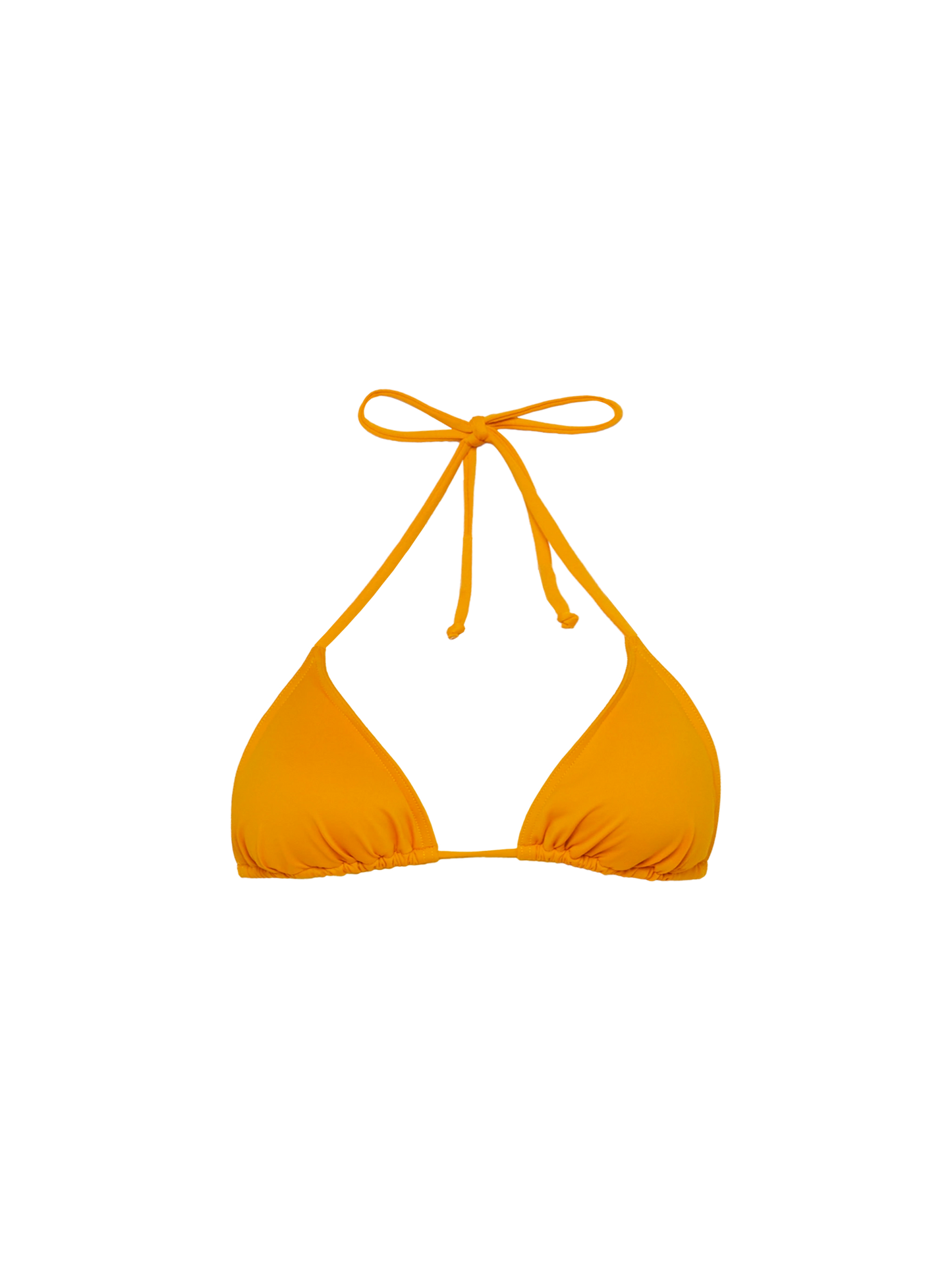 Leah ochre yellow triangle top swimsuit - MC2 Saint Barth