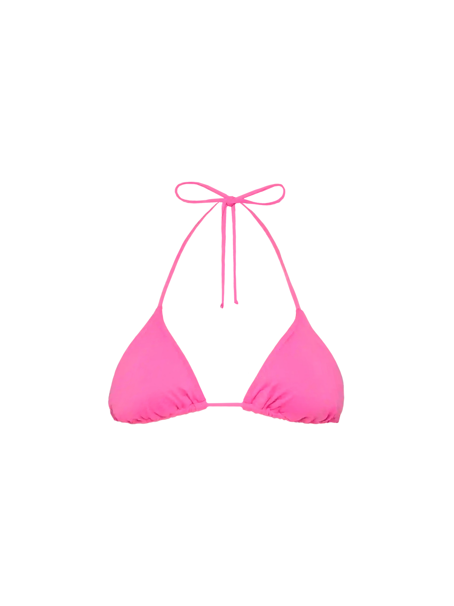 Leah top bikini triangolo fucsia