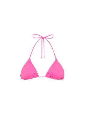 Leah top bikini triangolo fucsia