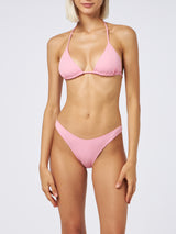 Bikini a triangolo classico rosa da donna Leah Naomi