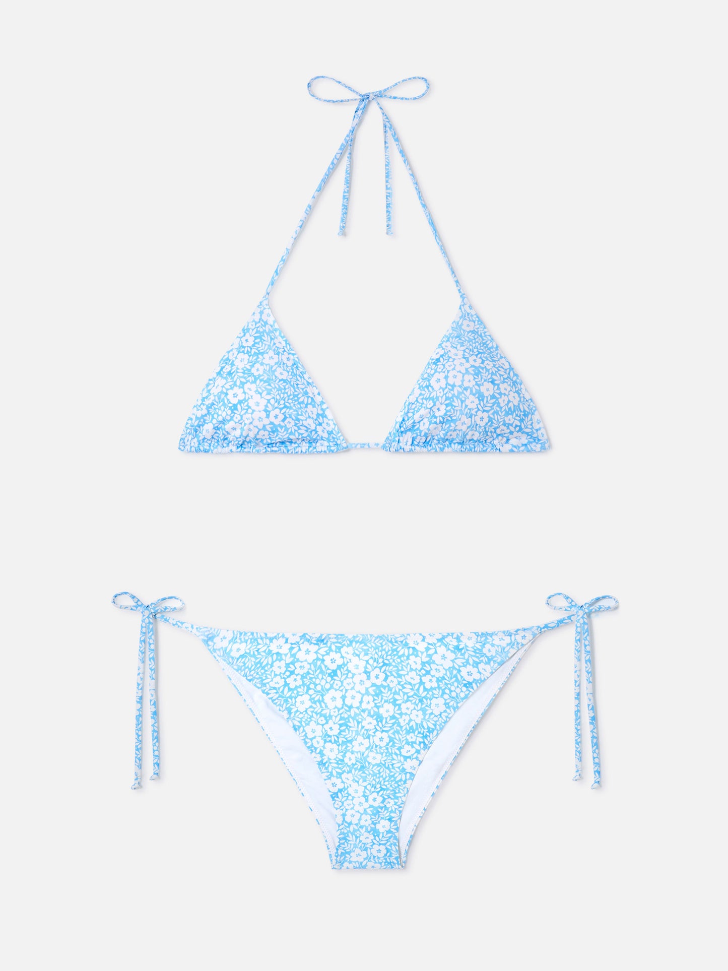 Bikini Leah Virgo triangolo stampa floreale vintage