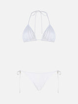 Bikini a triangolo bianco da donna Leah Marielle