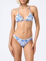 Bikini da donna a triangolo toile de jouy Leah Naomi