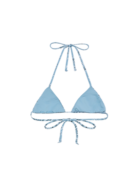 Leah triangle top swimsuit with bandanna print