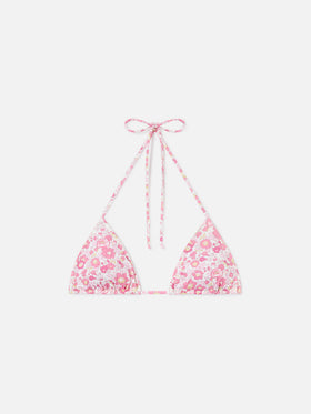 Woman Betsy triangle top swimsuit Leah | MADE WITH LIBERTY FABRIC