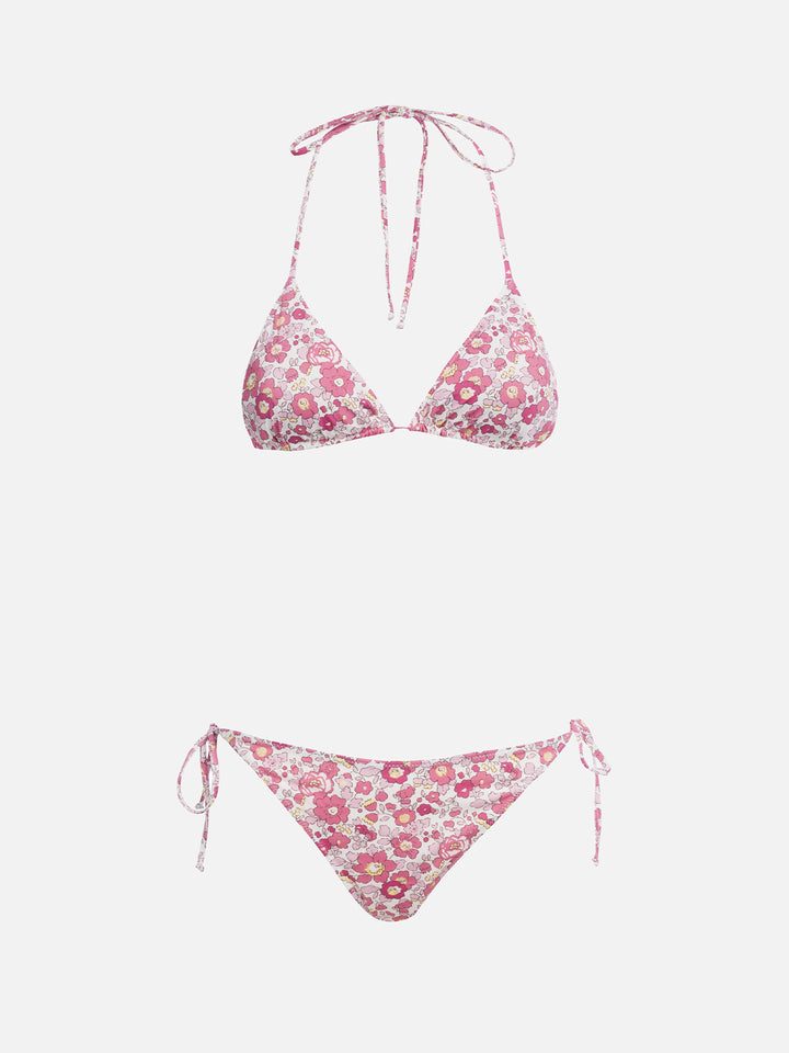 Haut de maillot de bain triangle femme Betsy Leah | MADE WITH LIBERTY FABRIC 