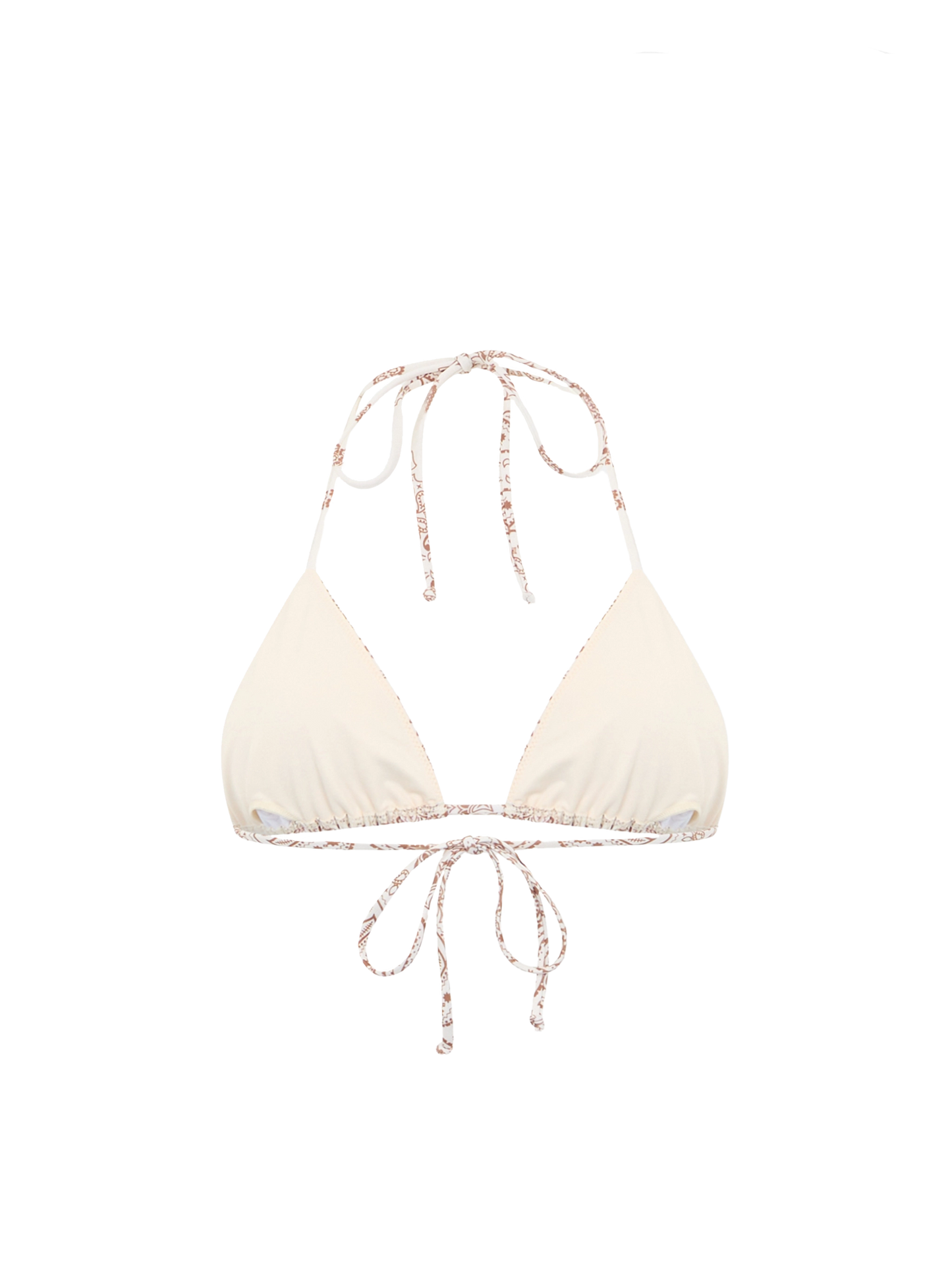 Costume da bagno da donna con top a triangolo a bandana Leah