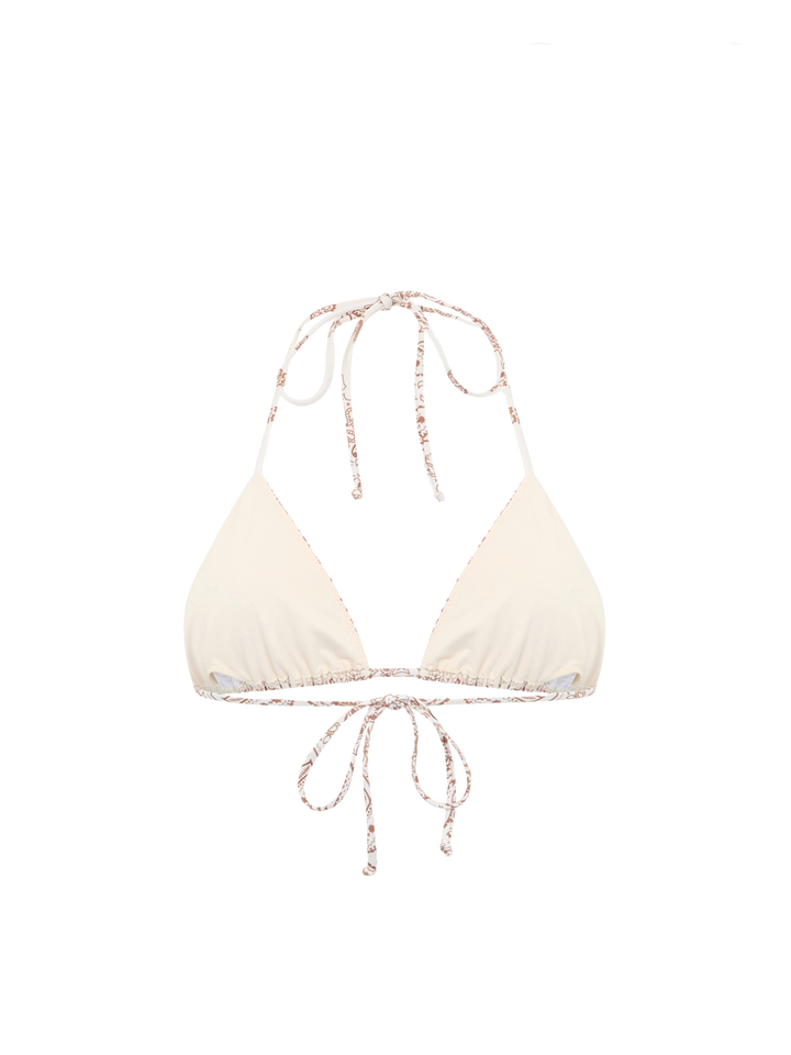 Costume da bagno da donna con top a triangolo a bandana Leah