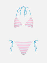 Bikini da donna a triangolo a righe Leah Marielle | EDIZIONE SPECIALE FIORUCCI