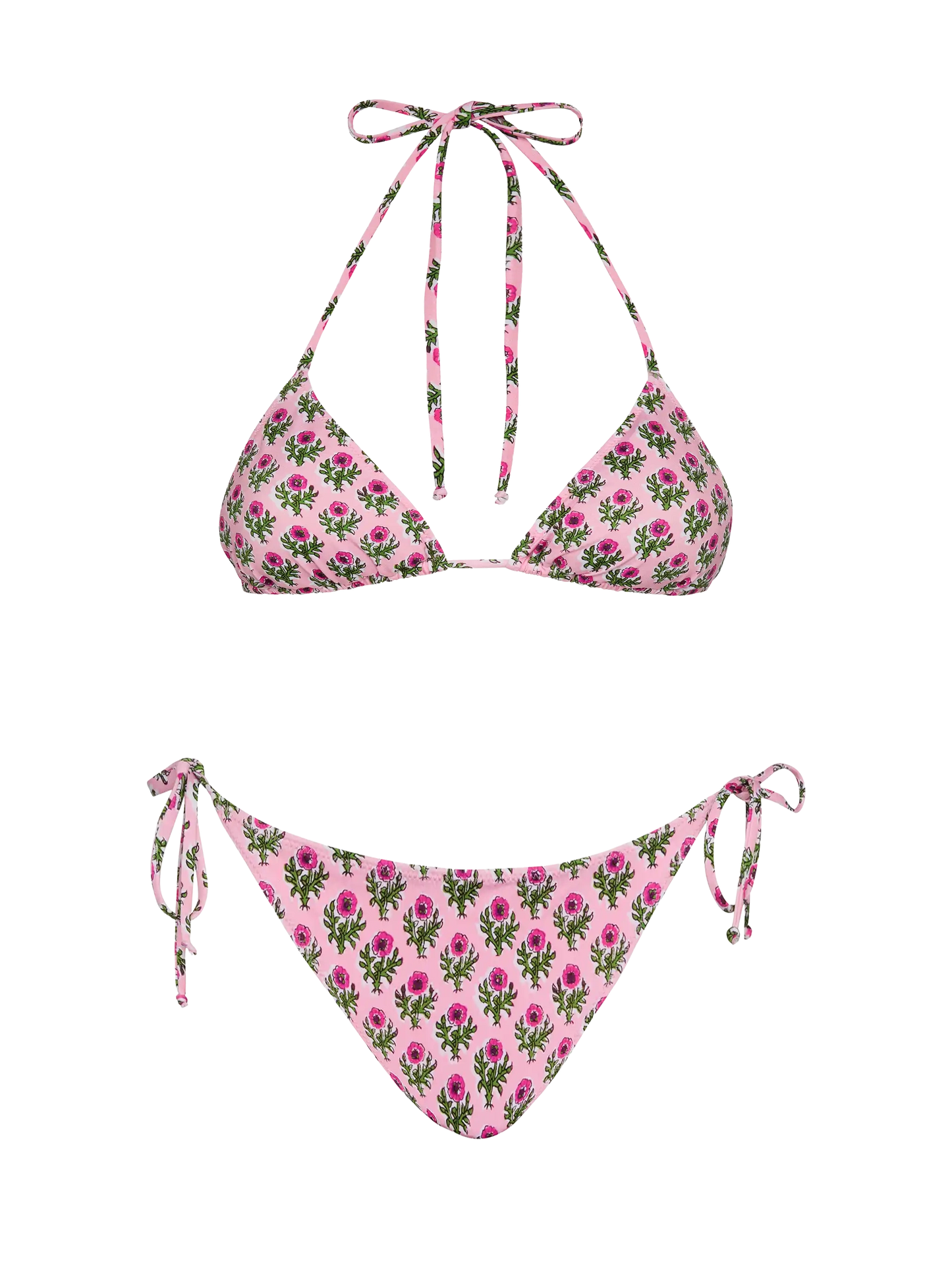 Triangle bikini Leah Virgo with floral print