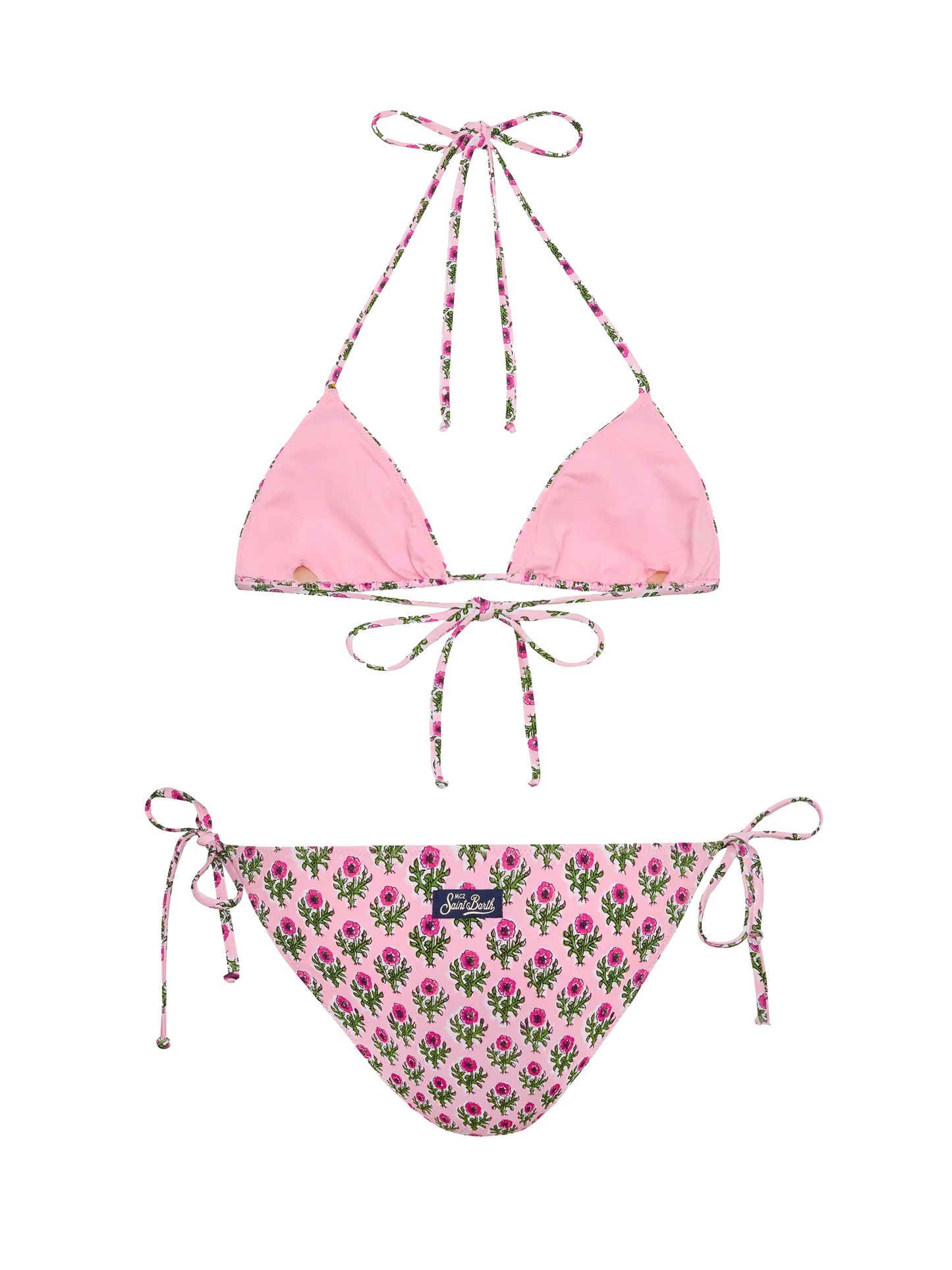 Triangle bikini Leah Virgo with floral print