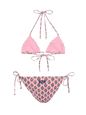 Triangle bikini Leah Virgo with floral print