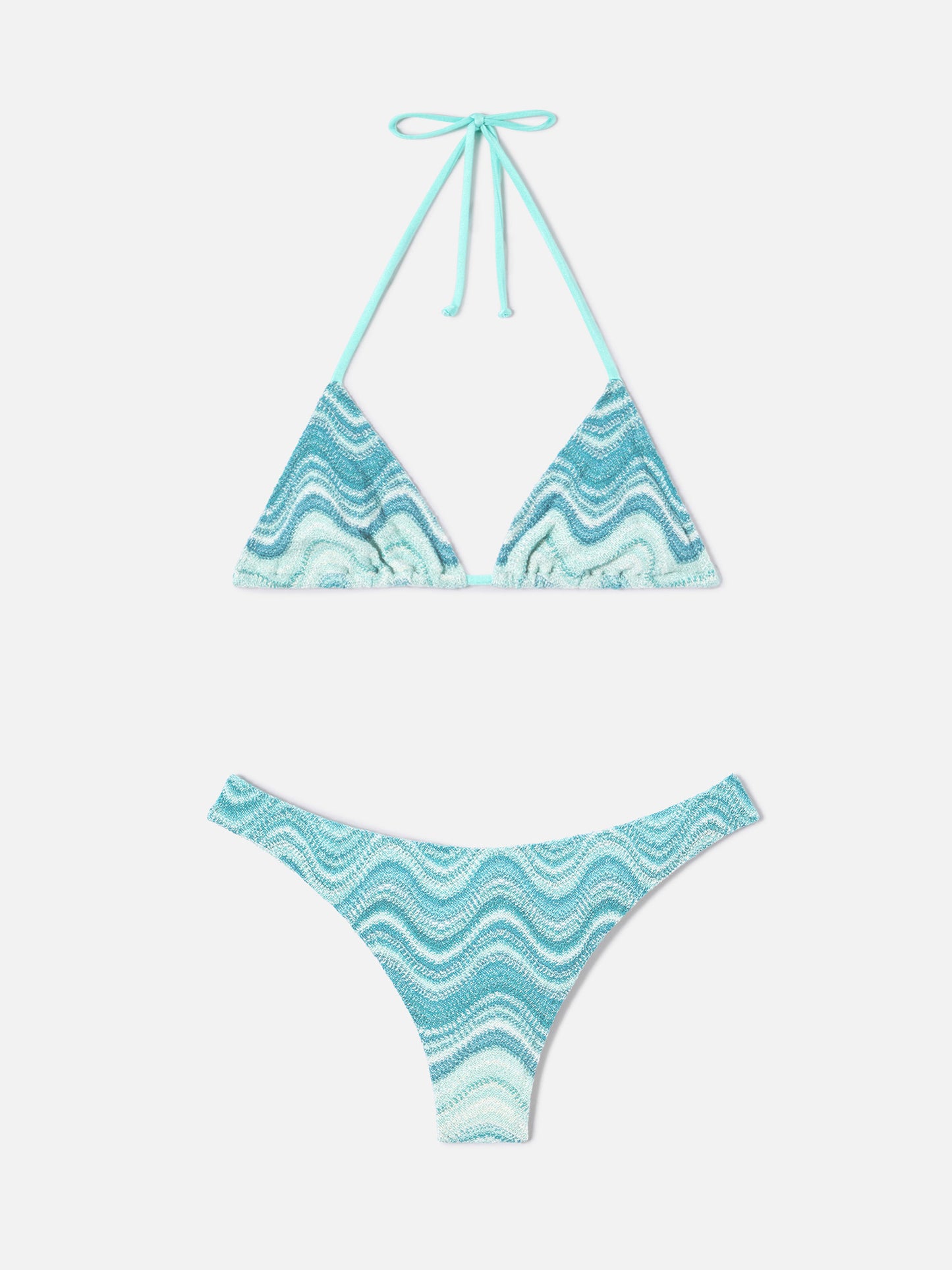Leah Naomi water green raschel degradé bikini
