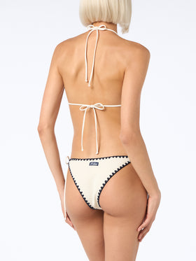 Woman crochet triangle bikini Leah Marielle