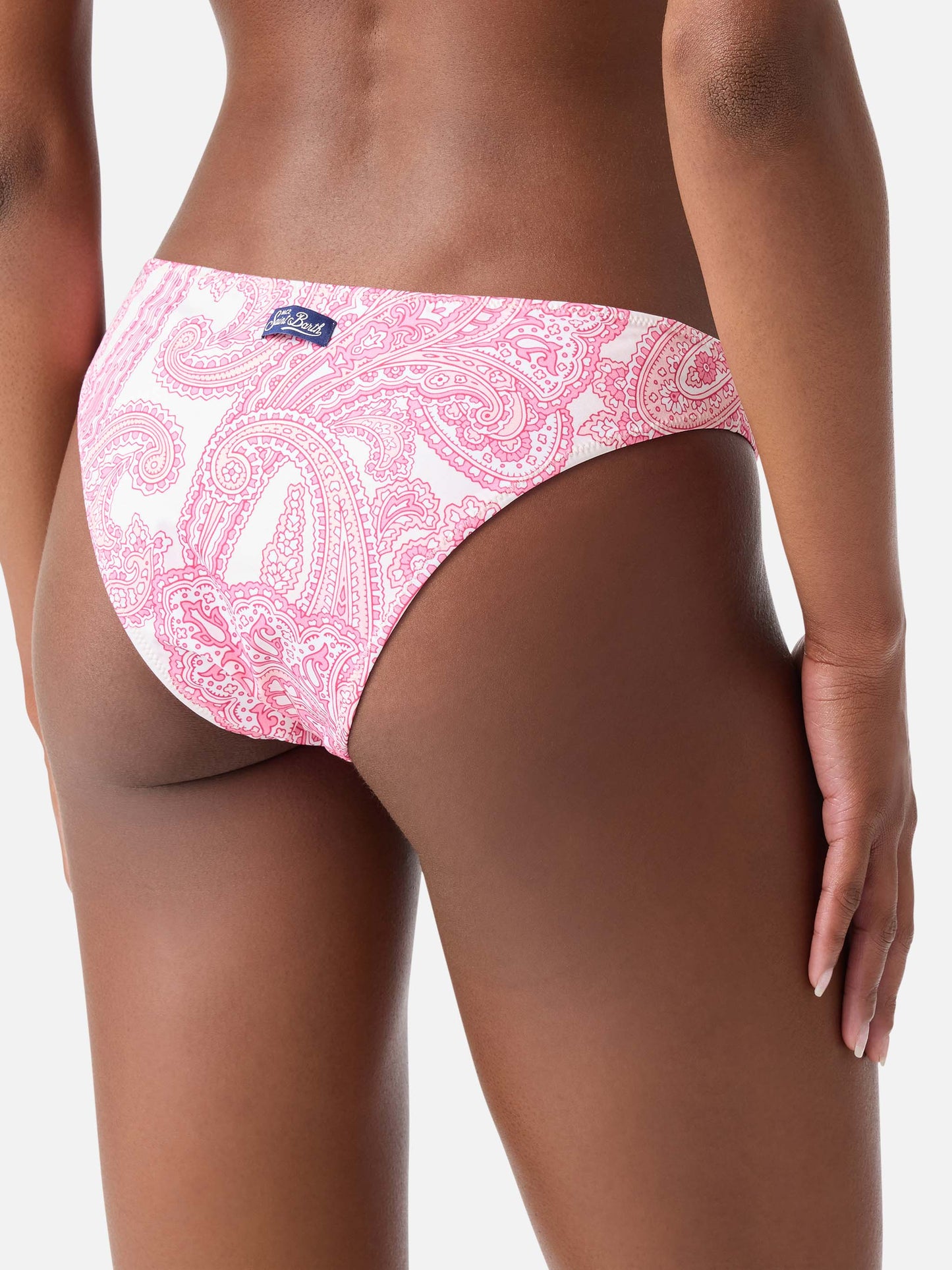 Bikini Leah Lido triangolo stampa paisley rosa