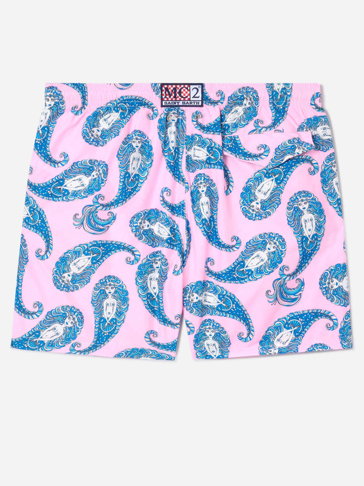 Badeshorts Lighting mit Paisley-Print 