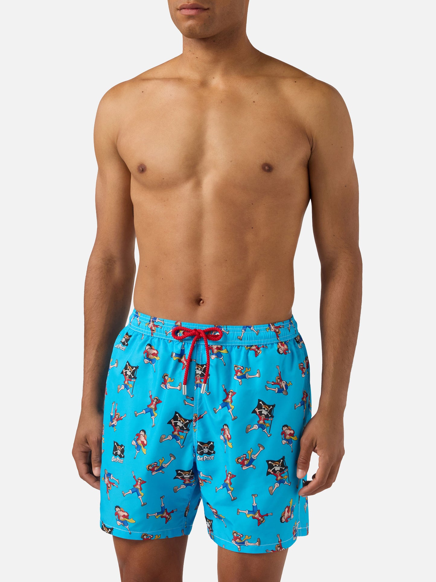 Lighting swim shorts with One Piece all-over print | Special Edition