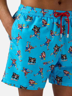 Lighting swim shorts with One Piece all-over print | Special Edition