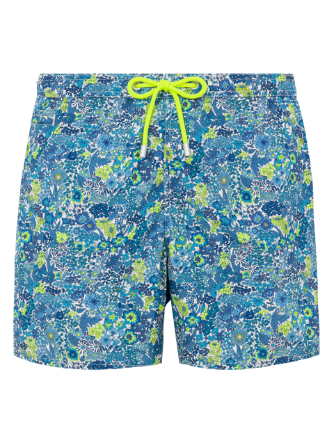 Lightweight fabric swim shorts Lighting with Margaret Annie print | MADE WITH LIBERTY FABRIC - MC2 Saint Barth