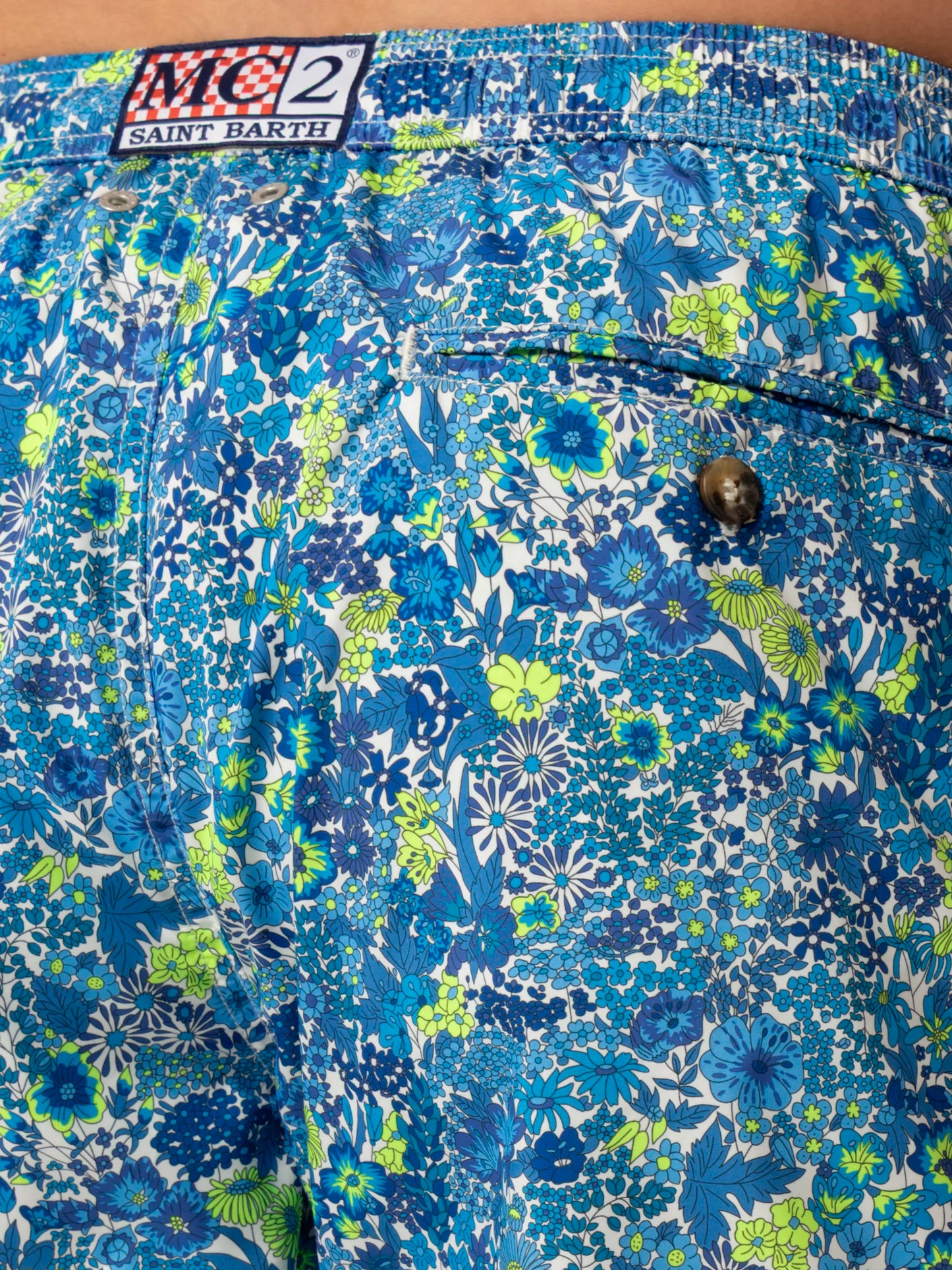 Badeshorts aus leichtem Stoff „Lighting“ mit Margaret Annie-Print | HERGESTELLT AUS LIBERTY-STOFF