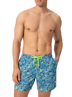 Badeshorts aus leichtem Stoff „Lighting“ mit Margaret Annie-Print | HERGESTELLT AUS LIBERTY-STOFF