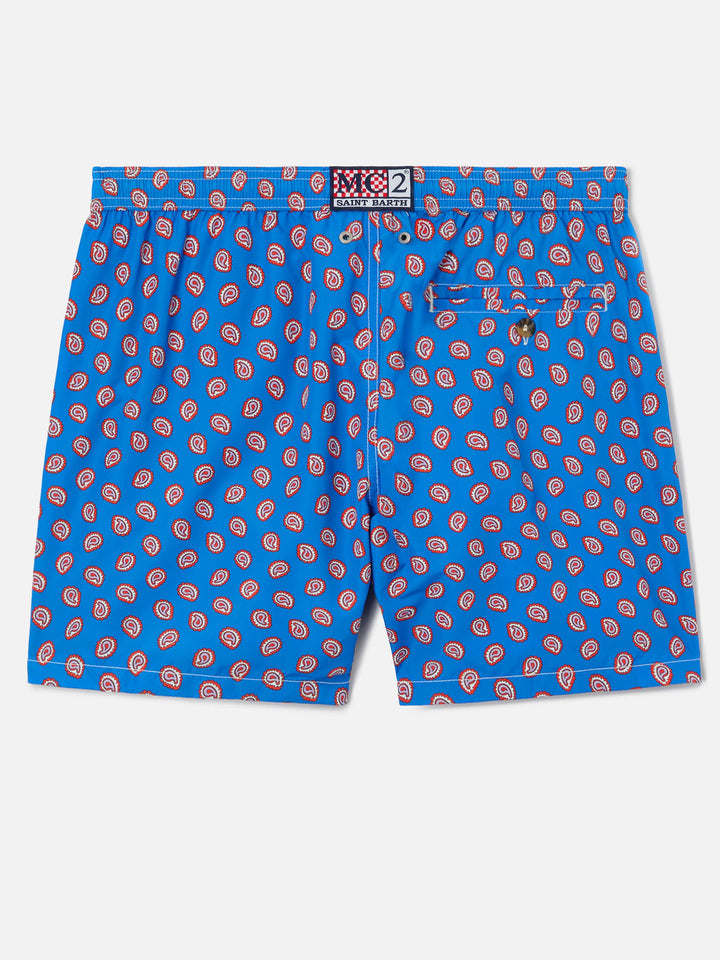 Costume mare Lighting in tessuto leggero con stampa paisley