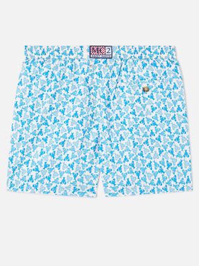 Lighting Micro Fantasy white lobster print swim shorts