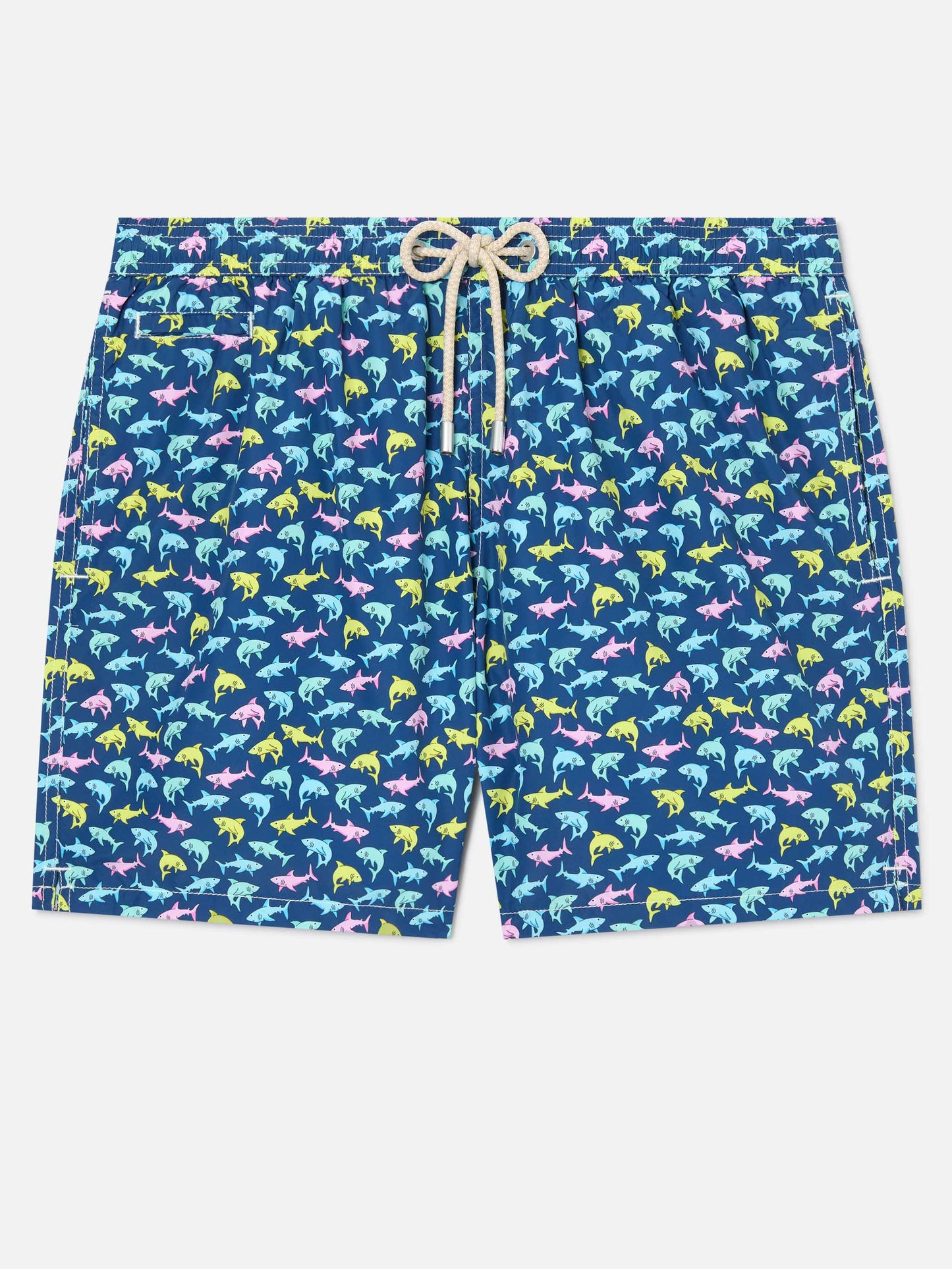 Lighting Micro Fantasy blue shark print swim shorts