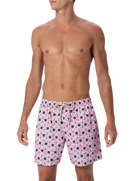 Costume da bagno da uomo in tessuto leggero Lighting Micro Fantasy con stampa orologi