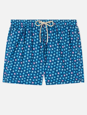 Lighting Micro Fantasy blue starfish print swim shorts