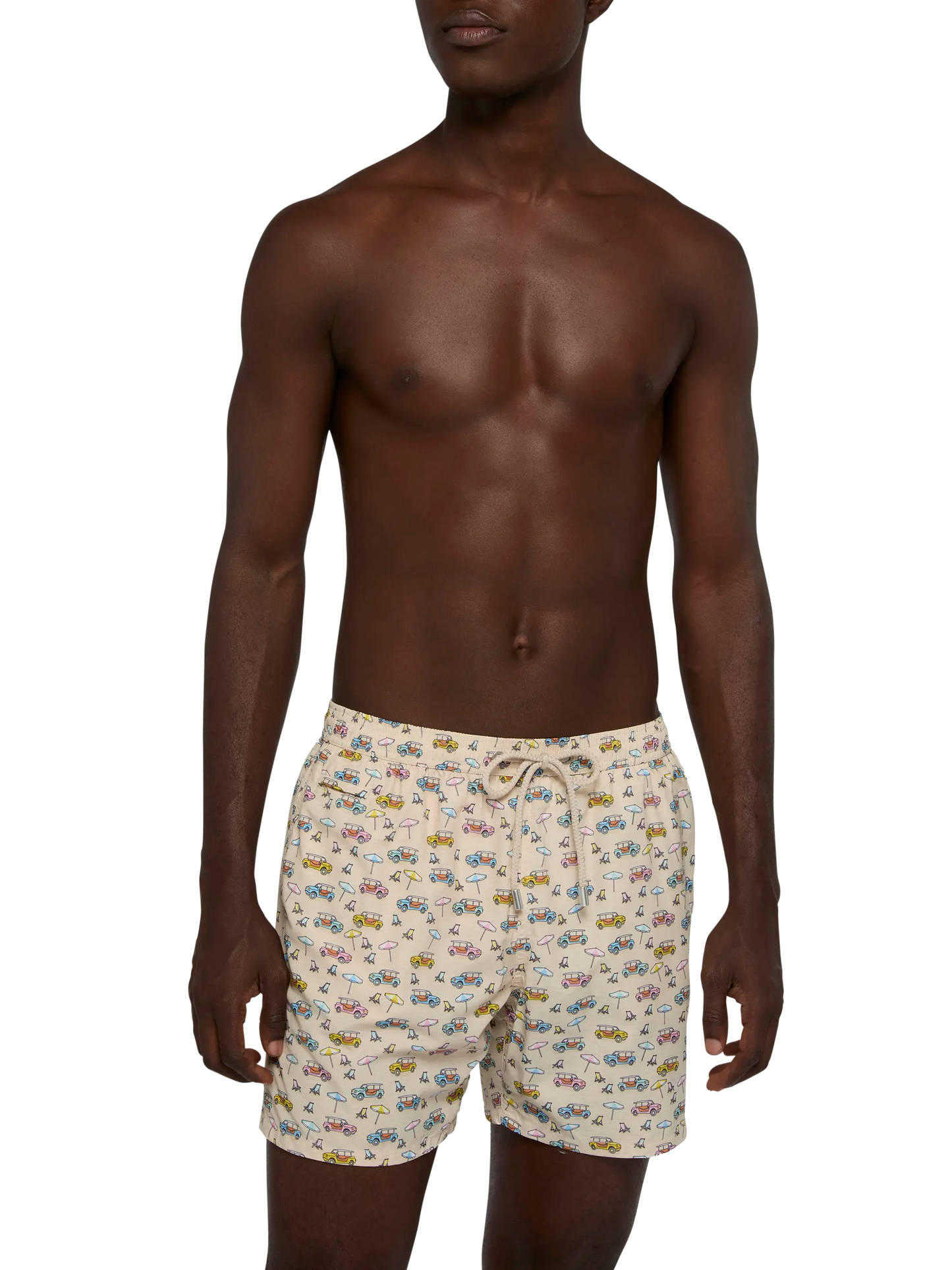 Lightweight fabric swim shorts Lighting with dune buggy print | FIAT SPECIAL EDITION