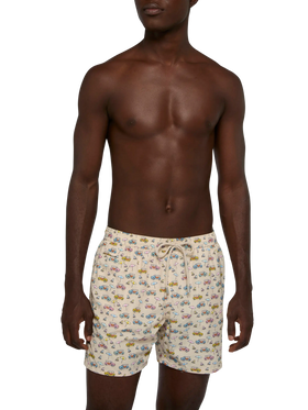 Lightweight fabric swim shorts Lighting with dune buggy print | FIAT SPECIAL EDITION