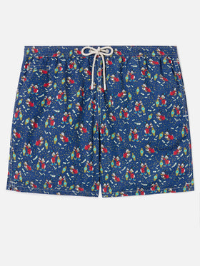 Short de bain Micro Lighting Navy avec imprimé McDuck et montres | Édition spéciale 