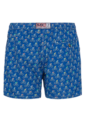 Badeshorts aus leichtem Stoff „Lighting“ mit Biker-Print