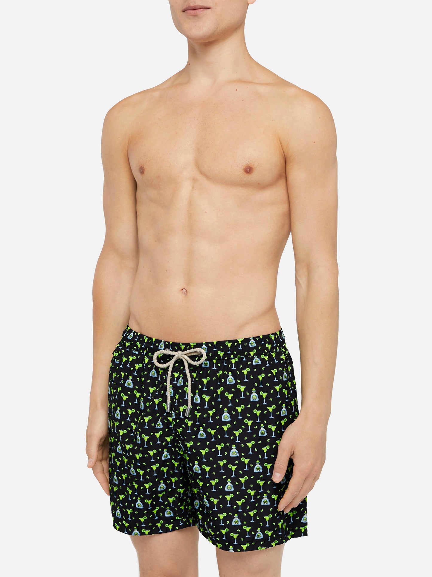 Badeshorts aus leichtem Stoff „Lighting“ mit Margarita-Print
