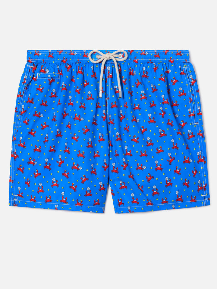 Bluette Lighting Micro swim shorts with crab padel print