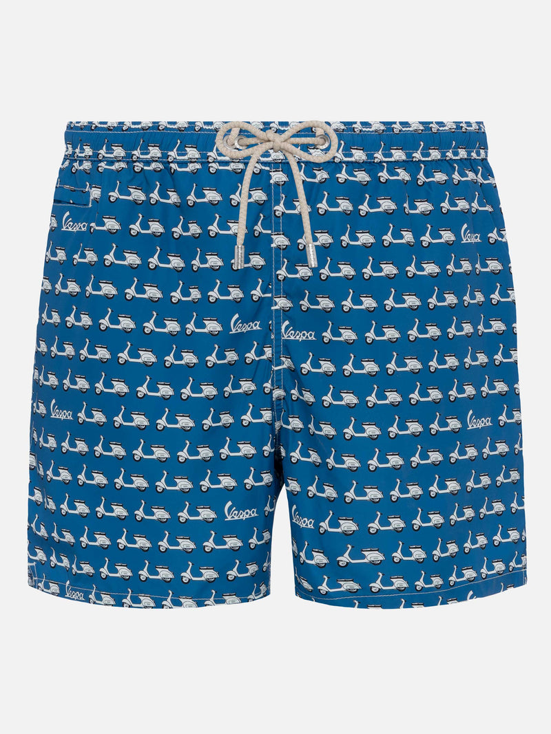 Lightweight fabric swim shorts Lighting with Vespa print | VESPA SPECIAL EDITION